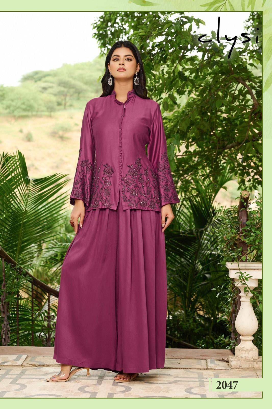  Luvika By CLYSI 2045 To 2048 Series Beautiful Festive Suits Colorful Stylish Gajji Silk readymade dresses At Wholesale Price